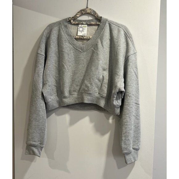 Aerie Cropped Sweatshirt - Picture 1 of 3